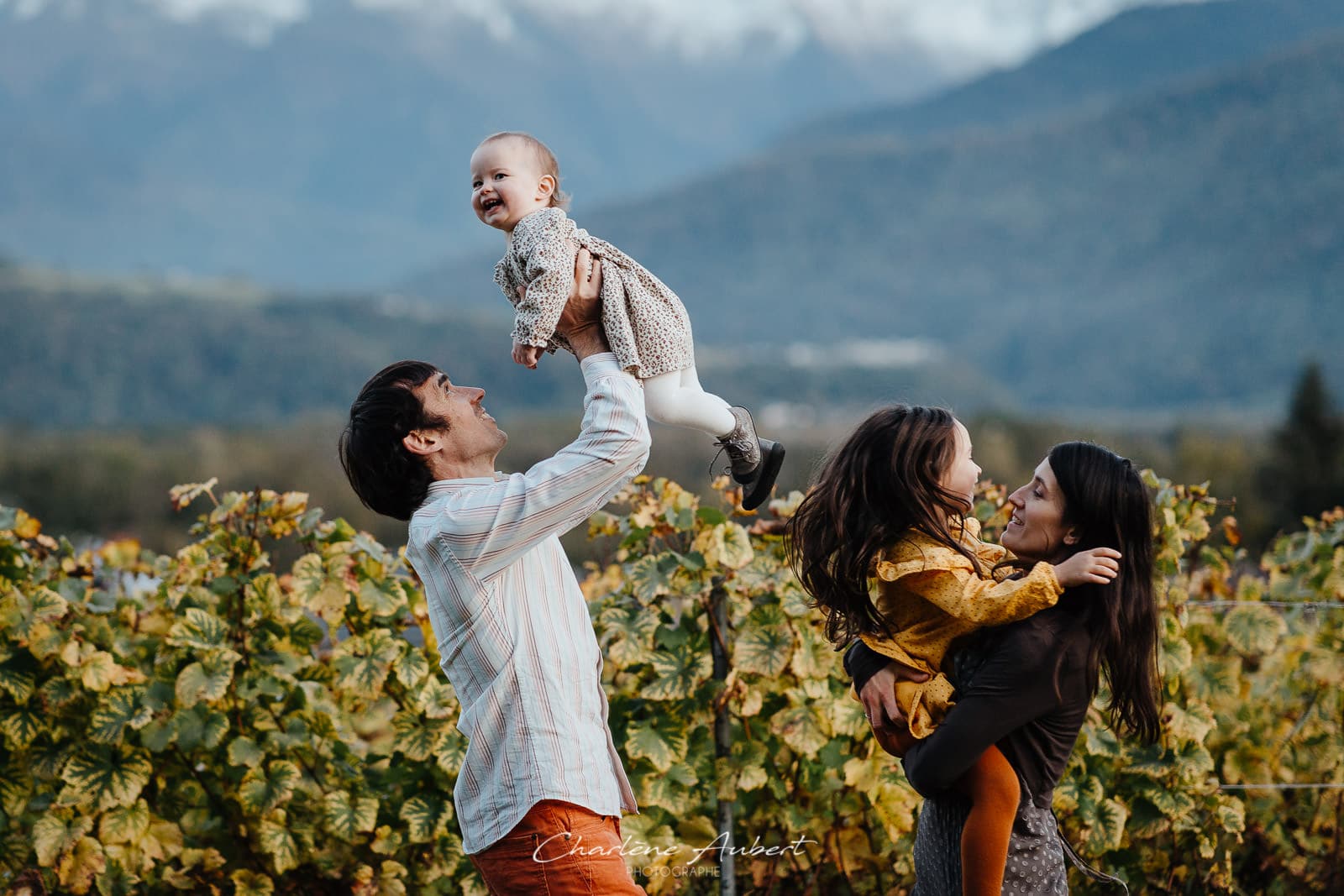 photographe famille lifestyle exterieur vignes