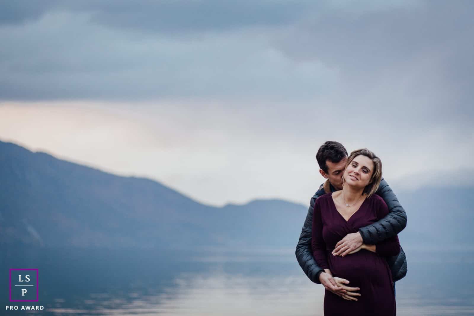 photographe grossesse future maman femme enceinte couple chambery savoie lac du bourget