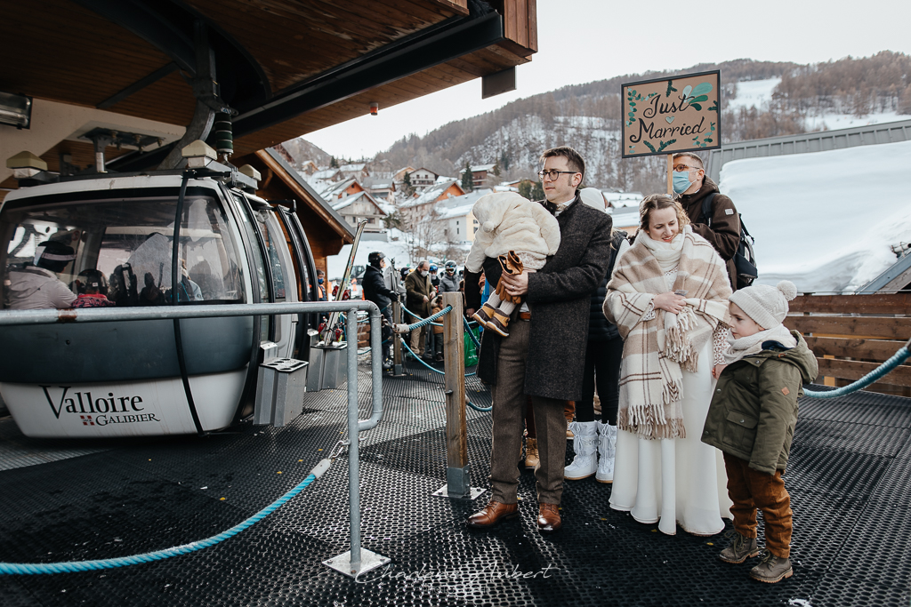 photographe mariage hiver Valloire